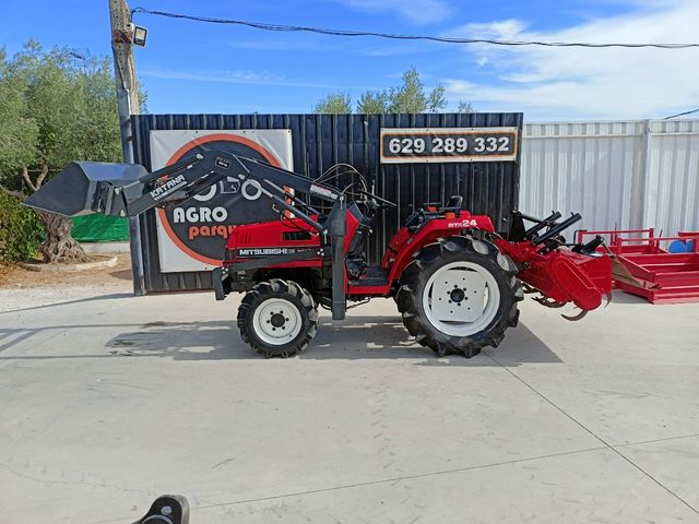 Minitractor Mitsubishi MTx24 con Pala