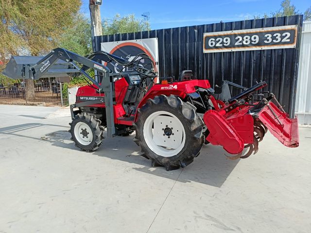 Minitractor Mitsubishi MTx24 con Pala