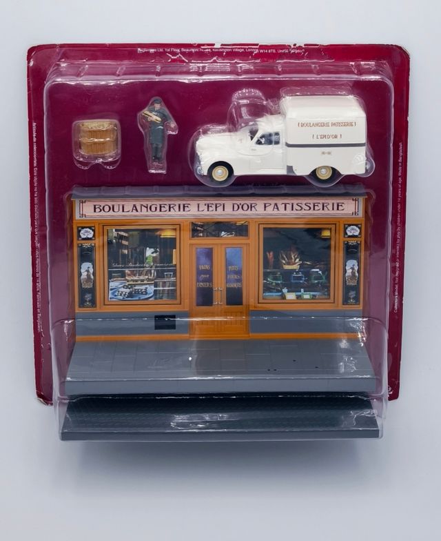 DIORAMA PANADERIA PEUGEOT 203 FURGONET 1/43 ALTAYA
