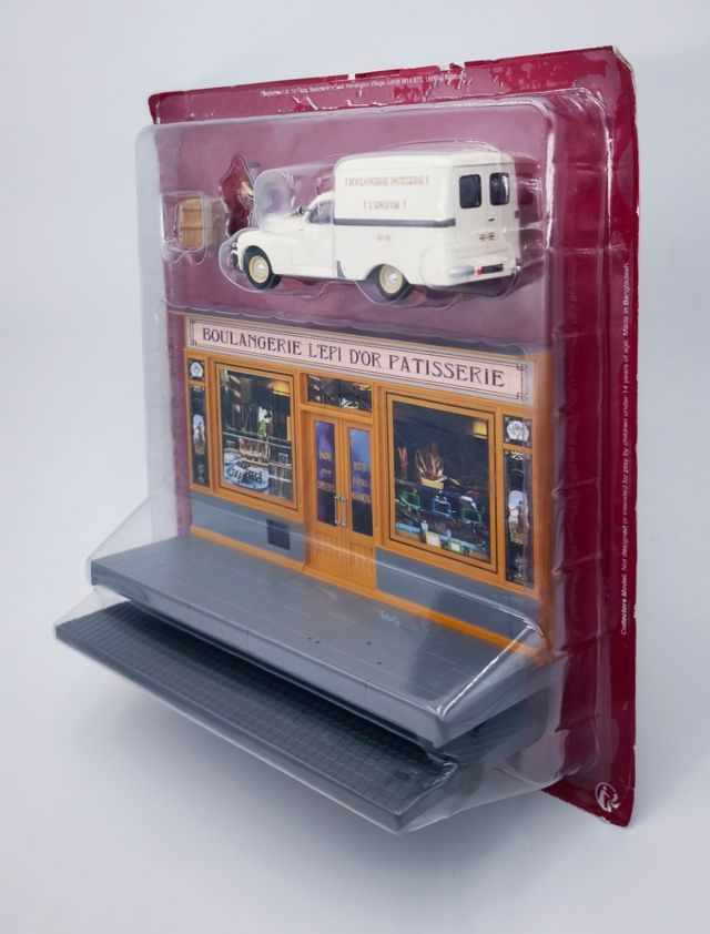 DIORAMA PANADERIA PEUGEOT 203 FURGONET 1/43 ALTAYA