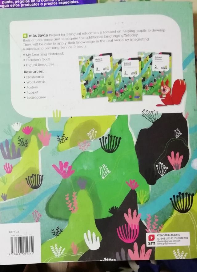 Libro Natural Science segundo de primaria