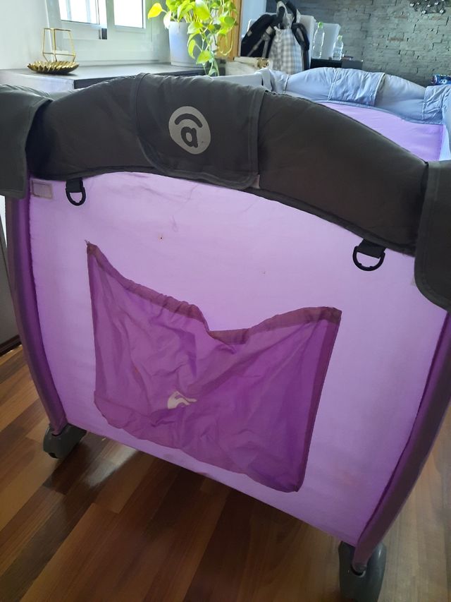 Cuna plegable+colchón