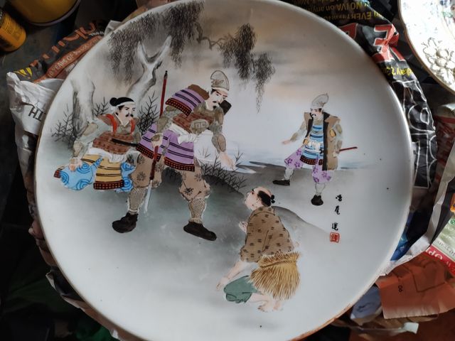 dos platos antiguos japones