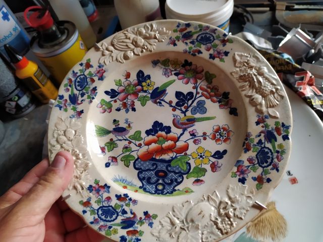 dos platos antiguos japones