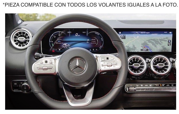 EMBLEMA LOGO AMG VOLANTE MERCEDES BENZ CLASE A B C