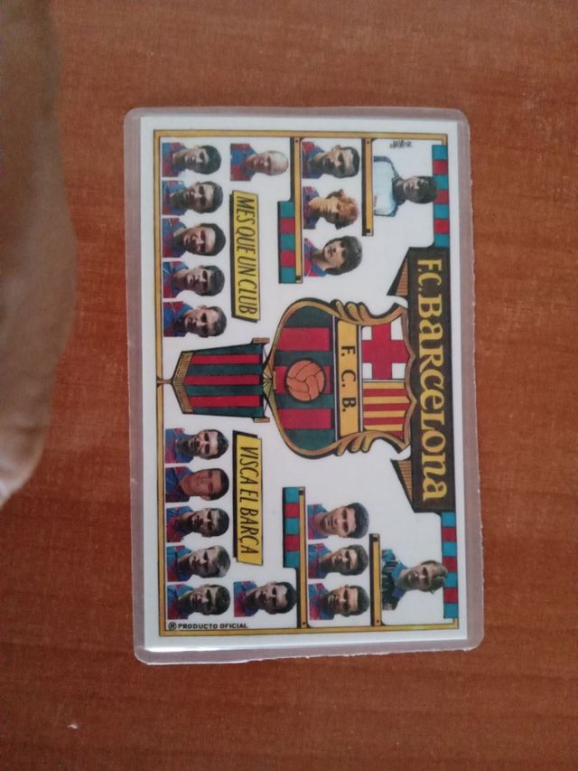 calendario vintage F.C. Barcelona