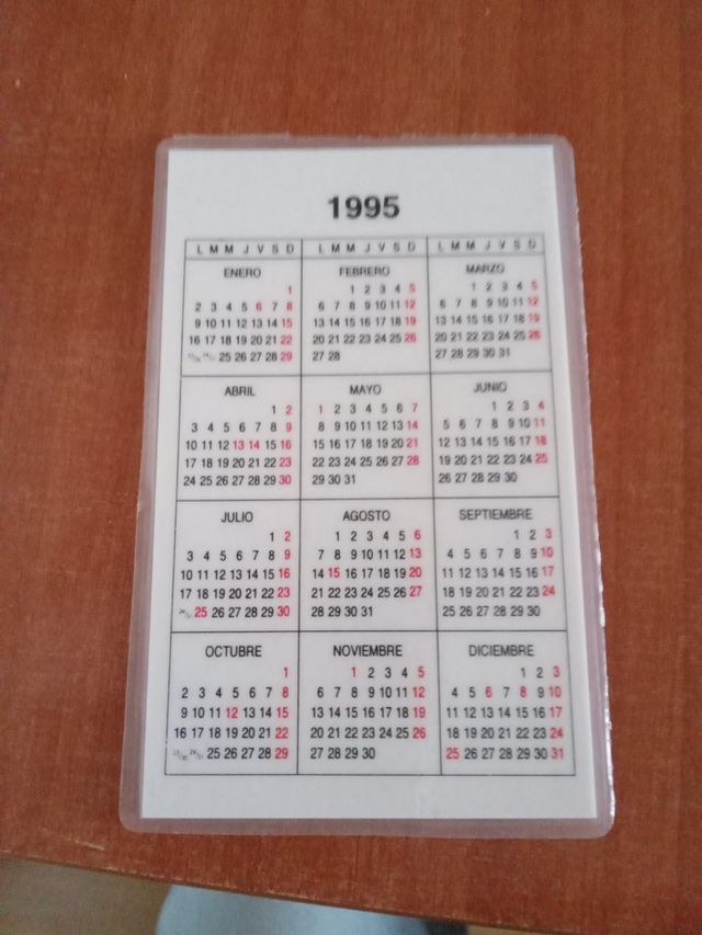 calendario vintage F.C. Barcelona