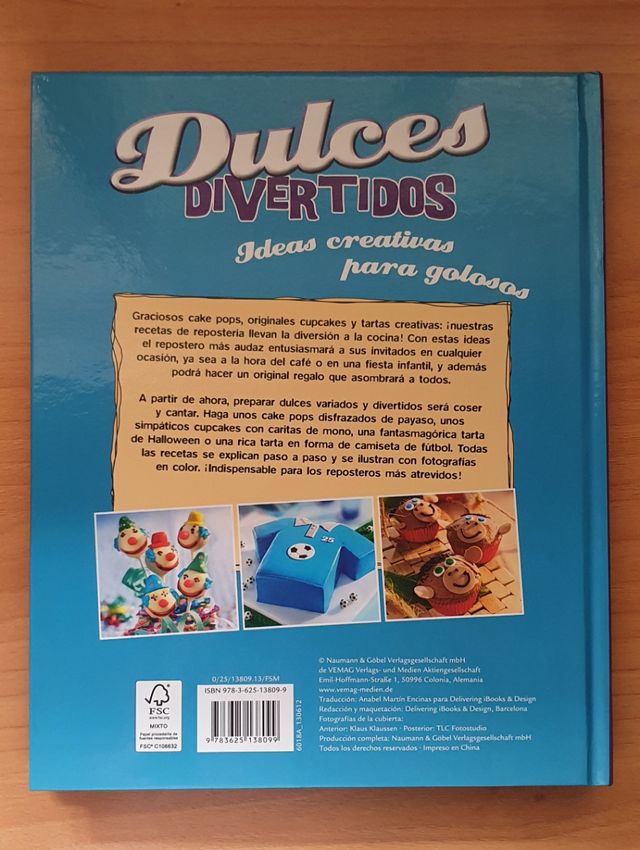 Libro de repostería para niños