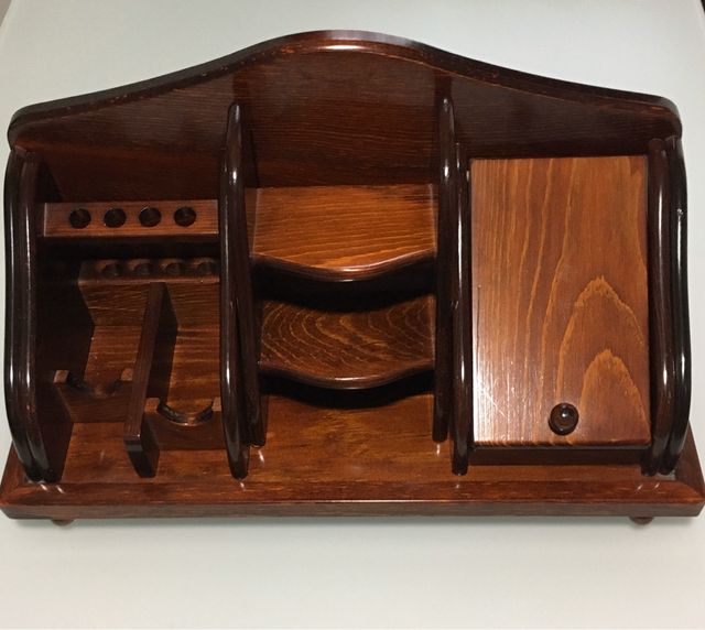 Organizador de escritorio de madera