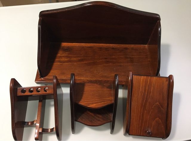 Organizador de escritorio de madera