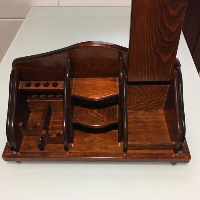 Organizador de escritorio de madera