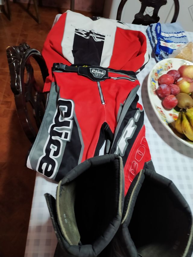 traje trial completo niño de 16 años