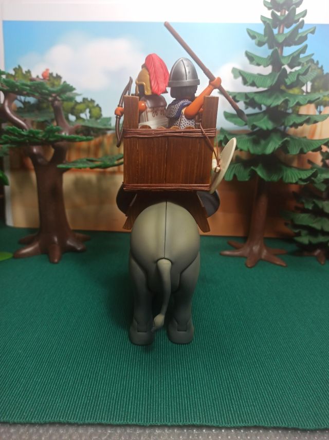 custom playmobil elefante de guerra cartaginés 