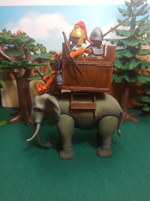 custom playmobil elefante de guerra cartaginés 