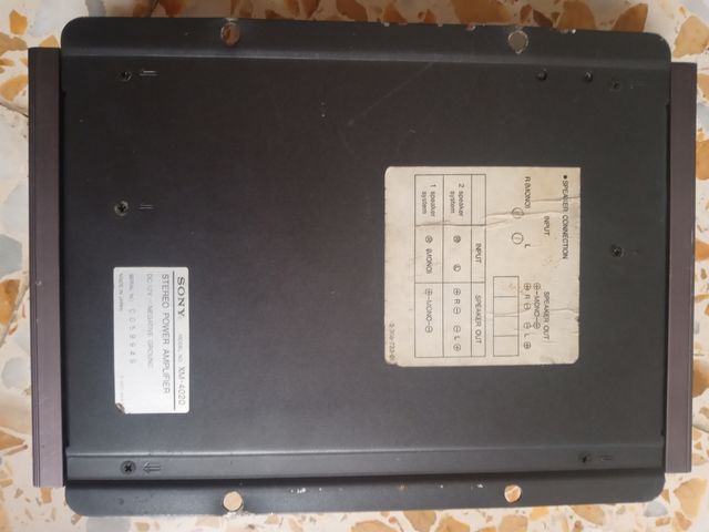 etapa de sonido Sony