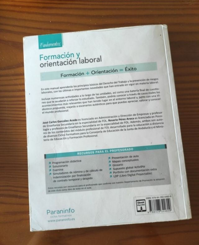 Formación y orientación laboral - Libro FOL