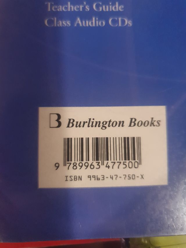 Inglés isbn 9789963477500