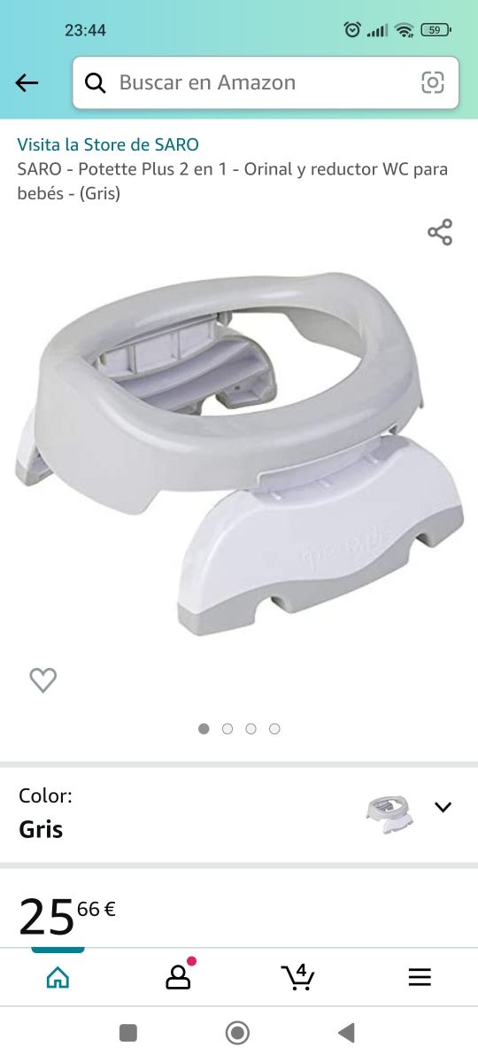 Potette Plus 2 en 1 - Orinal y reductor WC