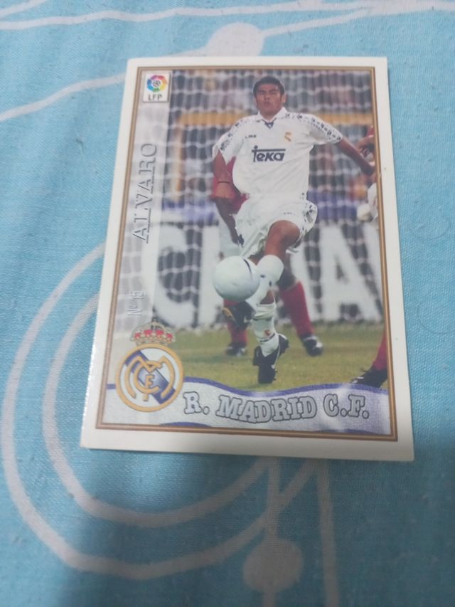 cromo alvaro benito real madrid 97/98