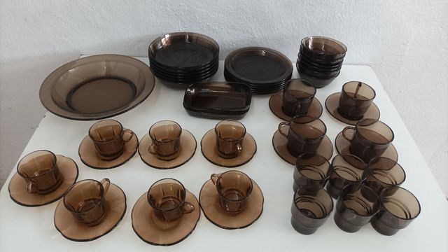 VAJILLA DE 50 PIEZAS ANTIGUA FRANCESA