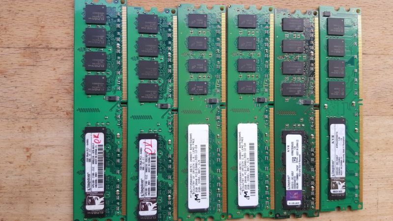 Memorias RAM DDR DDR2 DDR3 de Segunda mano por EUR en Móstoles