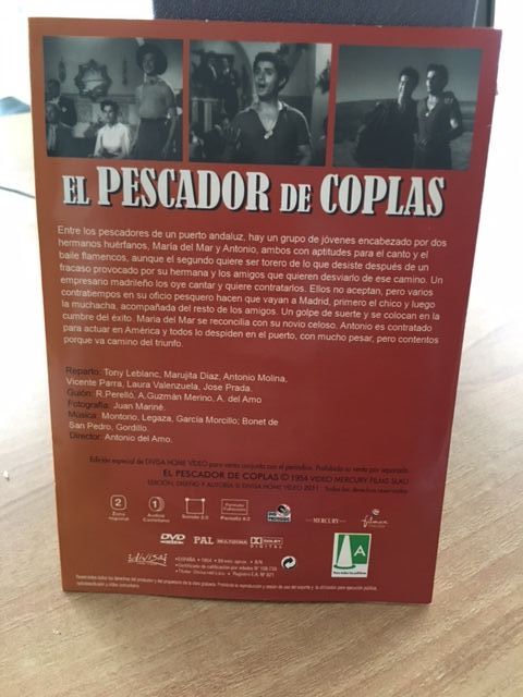 DVD Película "El pescador de coplas"