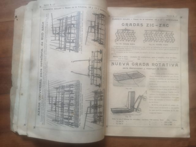 Catálogo Máquinas Agrícolas Alberto Ahles 1897