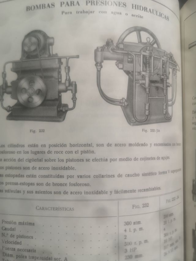Catálogo de Bombas Pizzala & Crory (Año 1958)