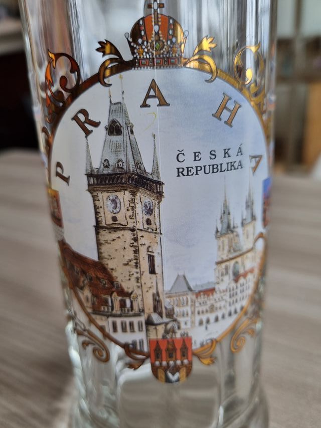 Boccale Birra Praha Praga Prague Bicchiere origina