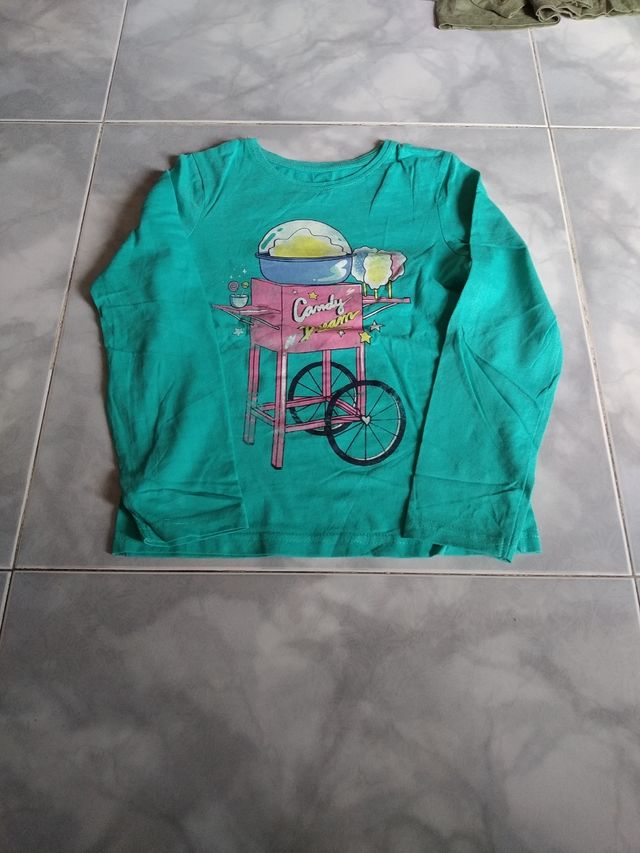 lote camisetas manga larga talla 8