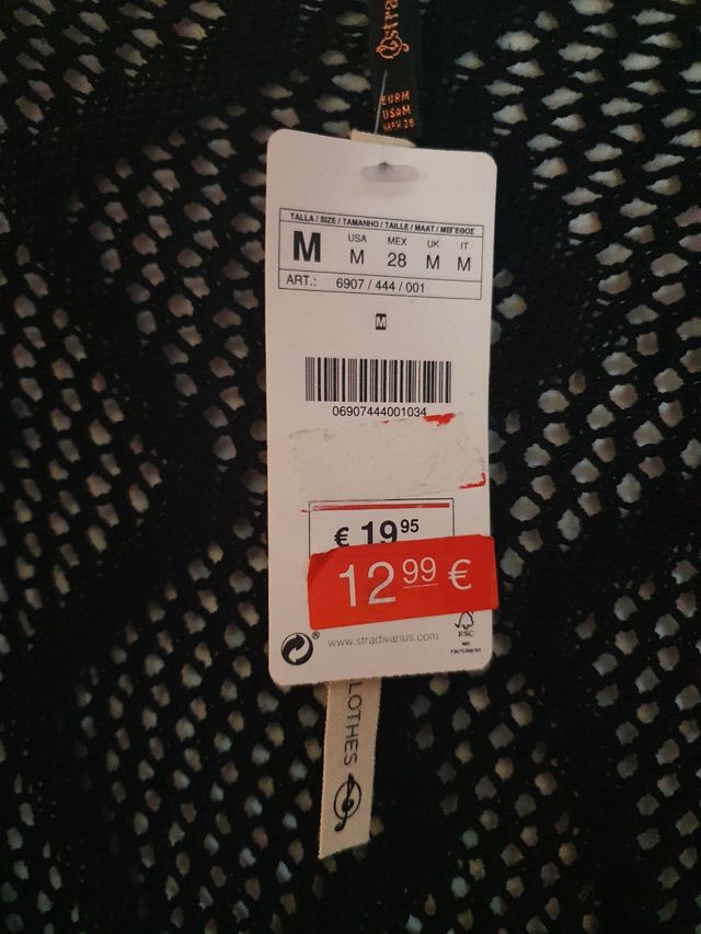 Chaleco negro calado