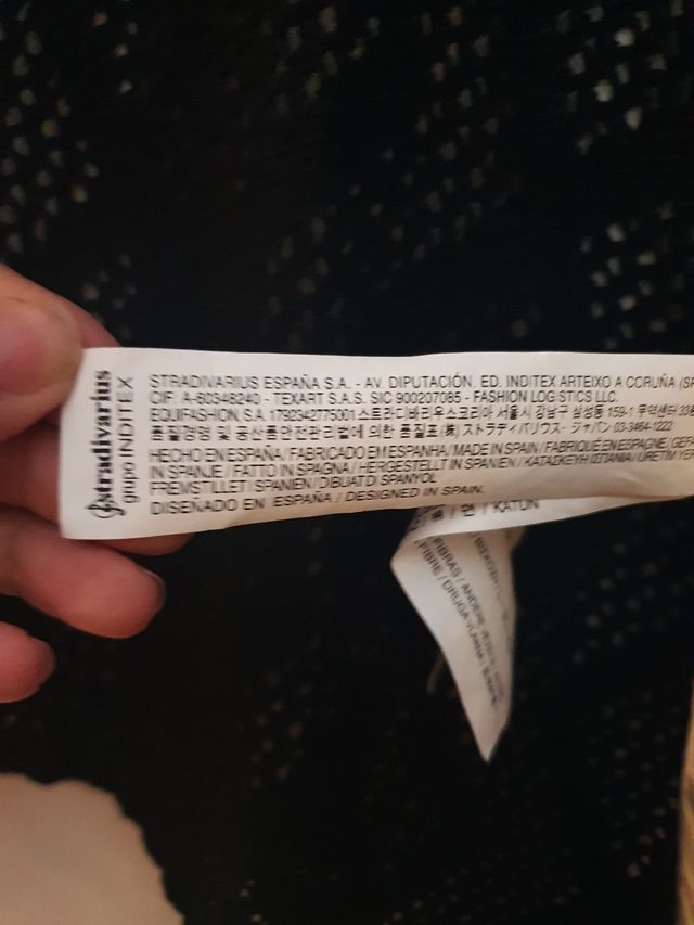 Chaleco negro calado