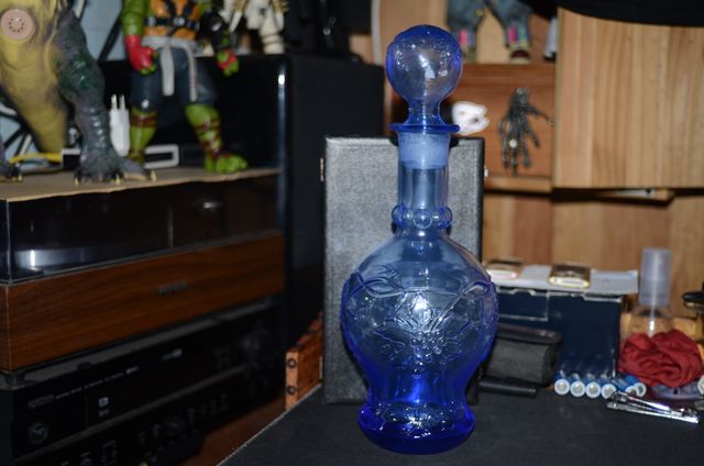 decantador cobalto azul.