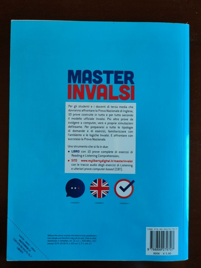 Master Invalsi-Libro Prove Invalsi Inglese Liberty