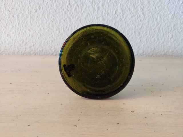 Soliflor antico in vetro tedesco