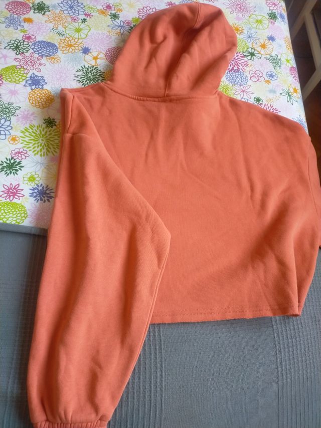 Felpa unisex arancione taglia L