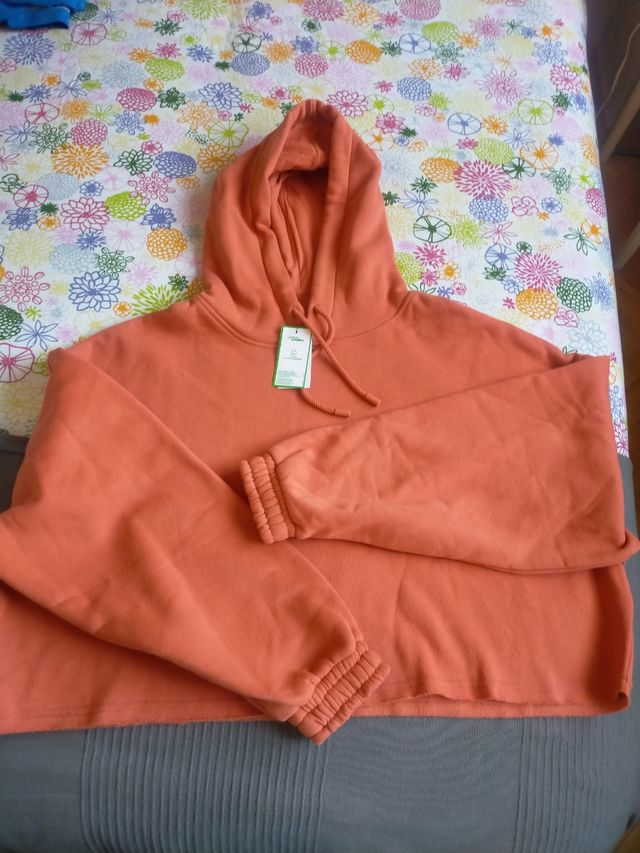 Felpa unisex arancione taglia L