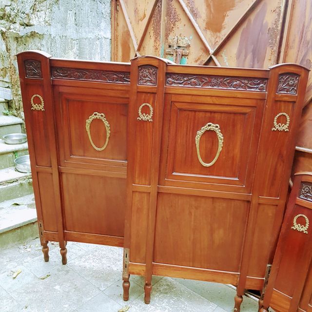 letto matrimoniale liberty