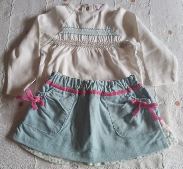 Conjunto falda y camiseta