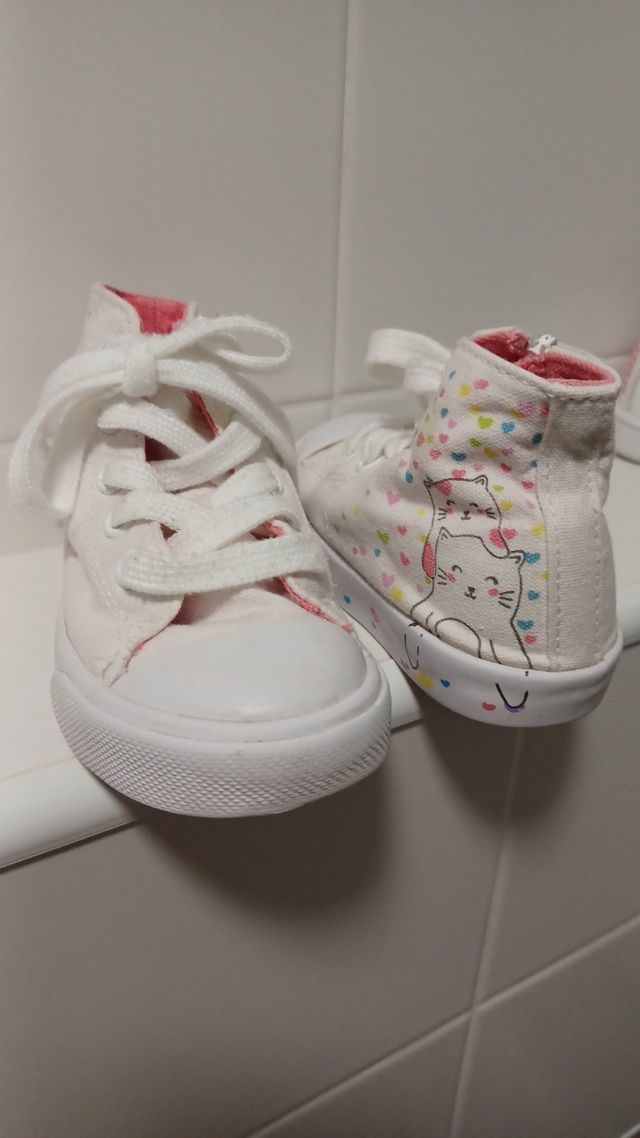 zapatillas tipo converse, zapatillas puma número22