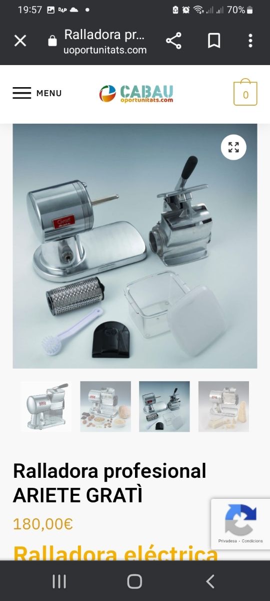 grati profesional ariete 