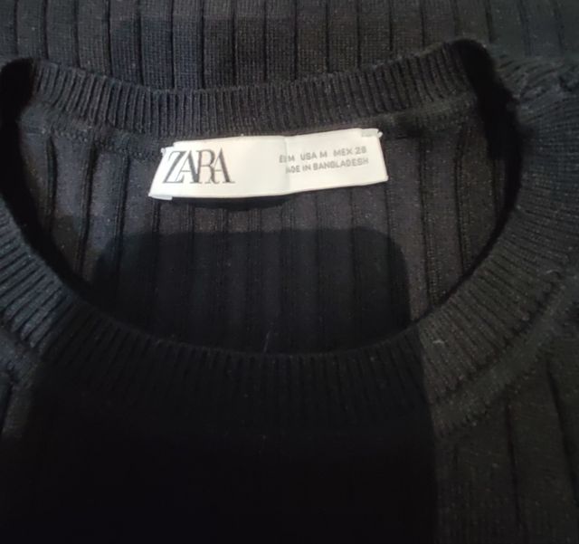 Jersey punto canale Zara talla M