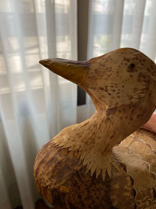 Juego de dos patos para decoración