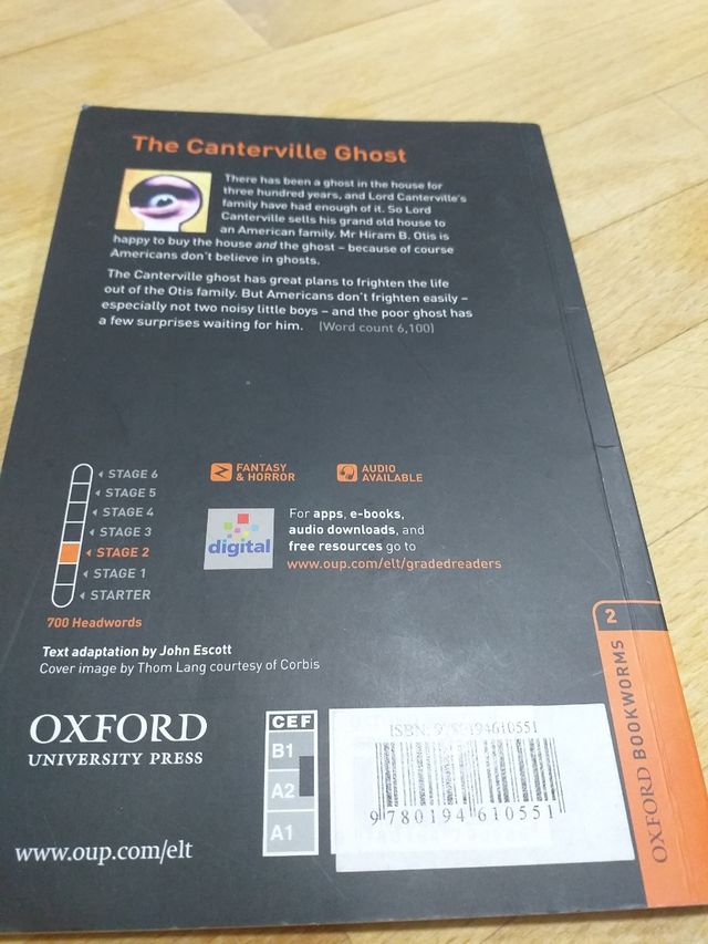 The Canterville Ghost ISBN 9780194610551