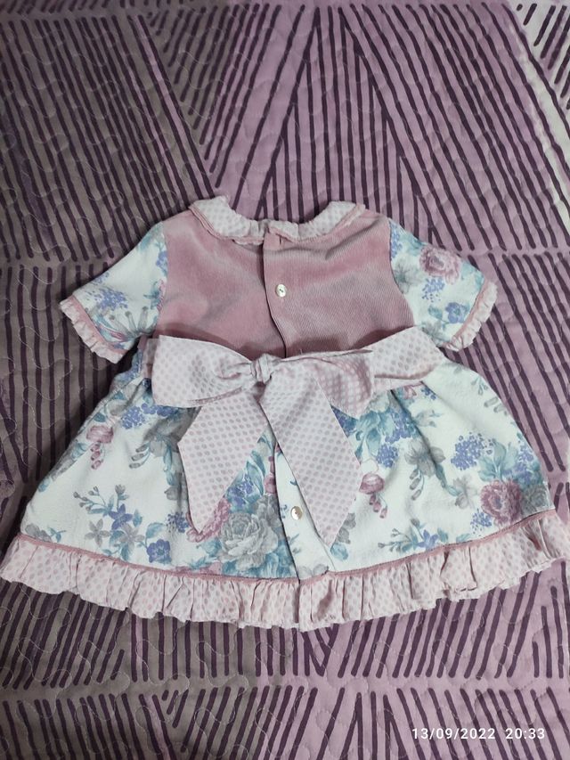 vestido Marta y Paula talla 12 meses 