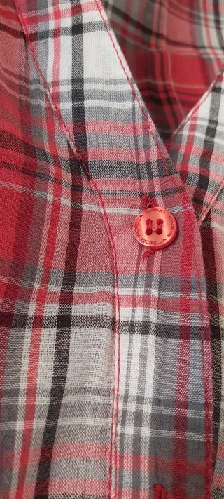 Camicia maniche corte a quadri Fiorella Rubino