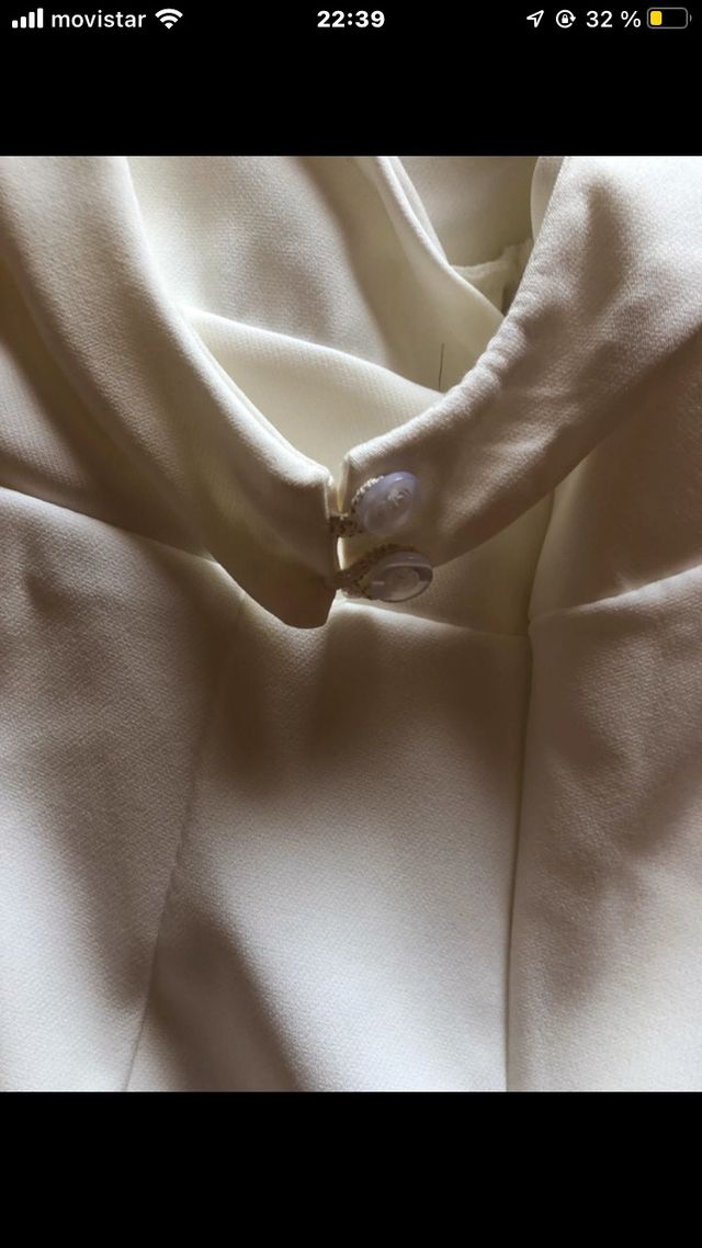 Mono largo blanco nuevo a estrenar