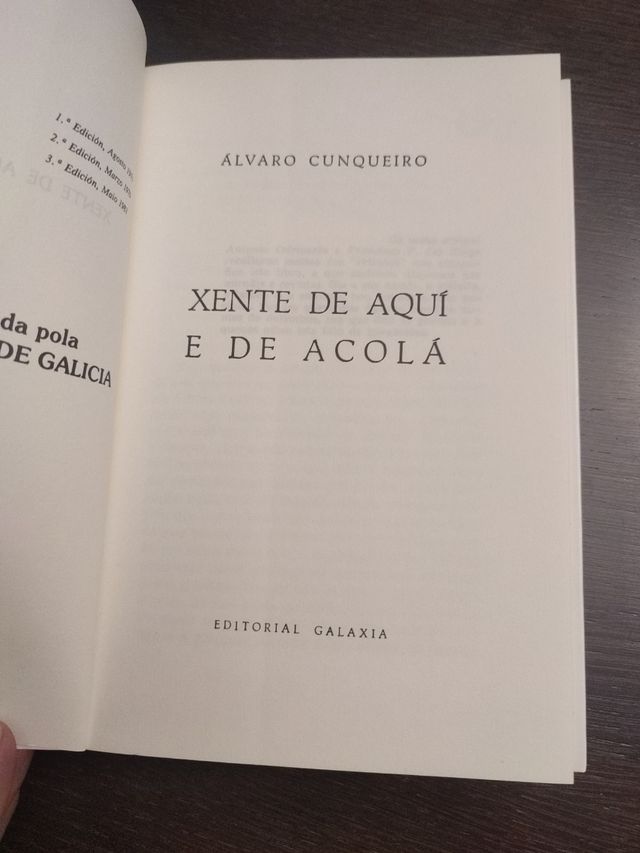 Xente de aquí e de acola