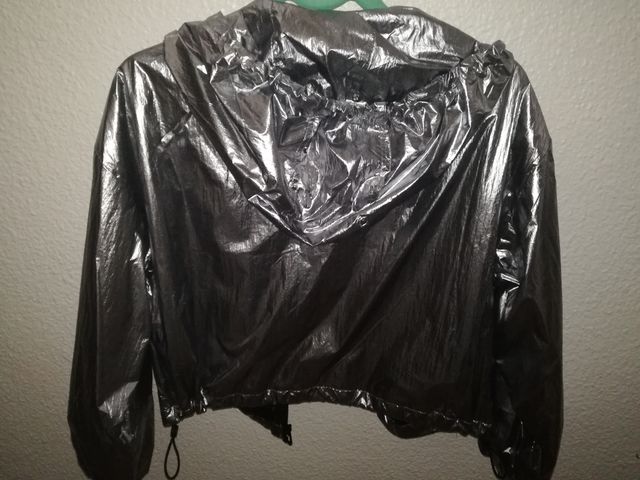 Cazadora bomber metalizada