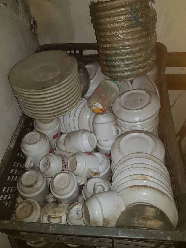 Taza y plato de cafe